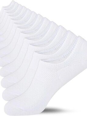 No Show Socks Womens Cotton Low Cut Non Slip Casual Socks Invisible Flat Boat Li